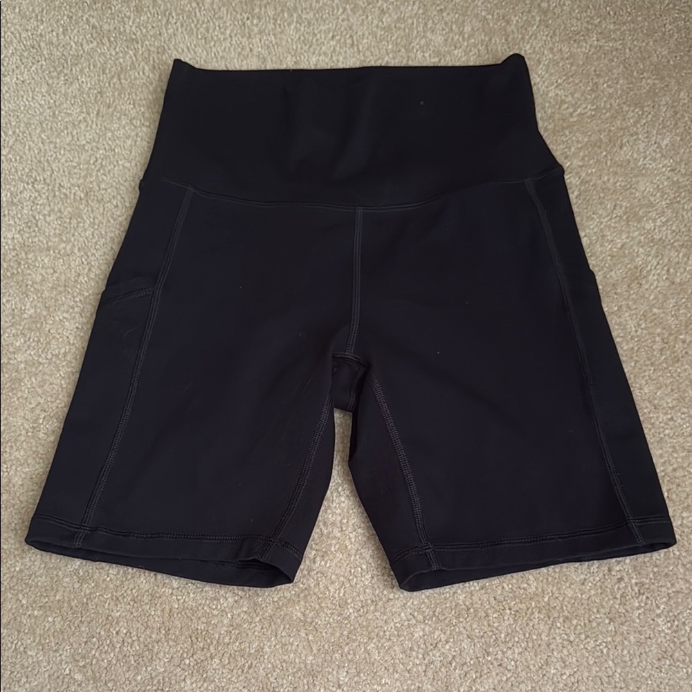 Aerie off-line Women's Black High-Waisted Shorts